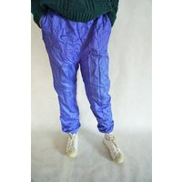 Vintage Trainers/Sweatpants Pants Medium M Parachute Tracksuit Track Trousers Blue Joggers Run Runni | Etsy (US)