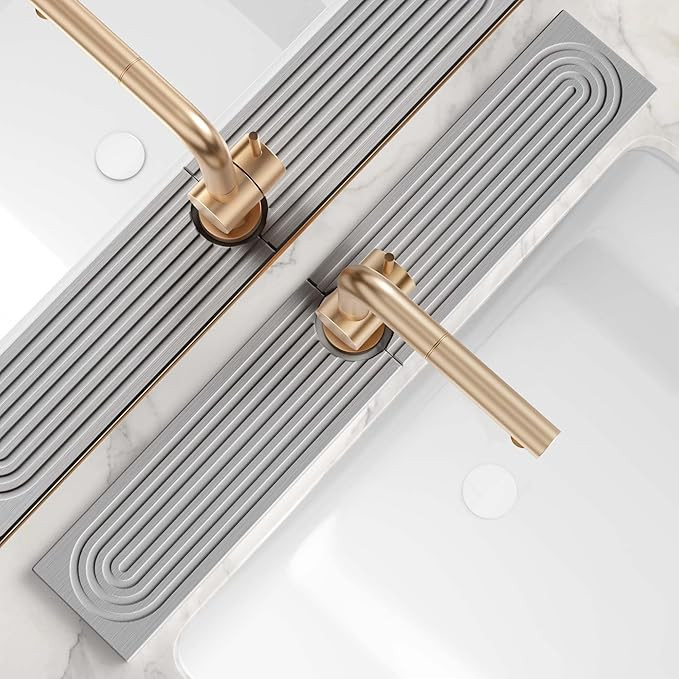 Kitchen Faucet Absorbent Mat - Diatomaceous Earth Splash Guard for Sink Faucet, Aesthetic Water A... | Amazon (US)