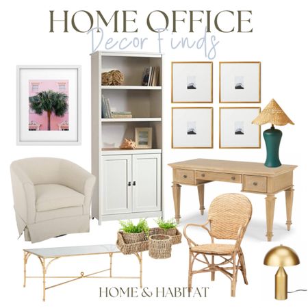 Sharing a few home office finds tonight! Start with the key furniture pieces and then keep the decor simple and functional… good lighting, storage, organization, a comfortable desk chair, and wall art that feeds your soul. 

#LTKFind #LTKhome #LTKSale
