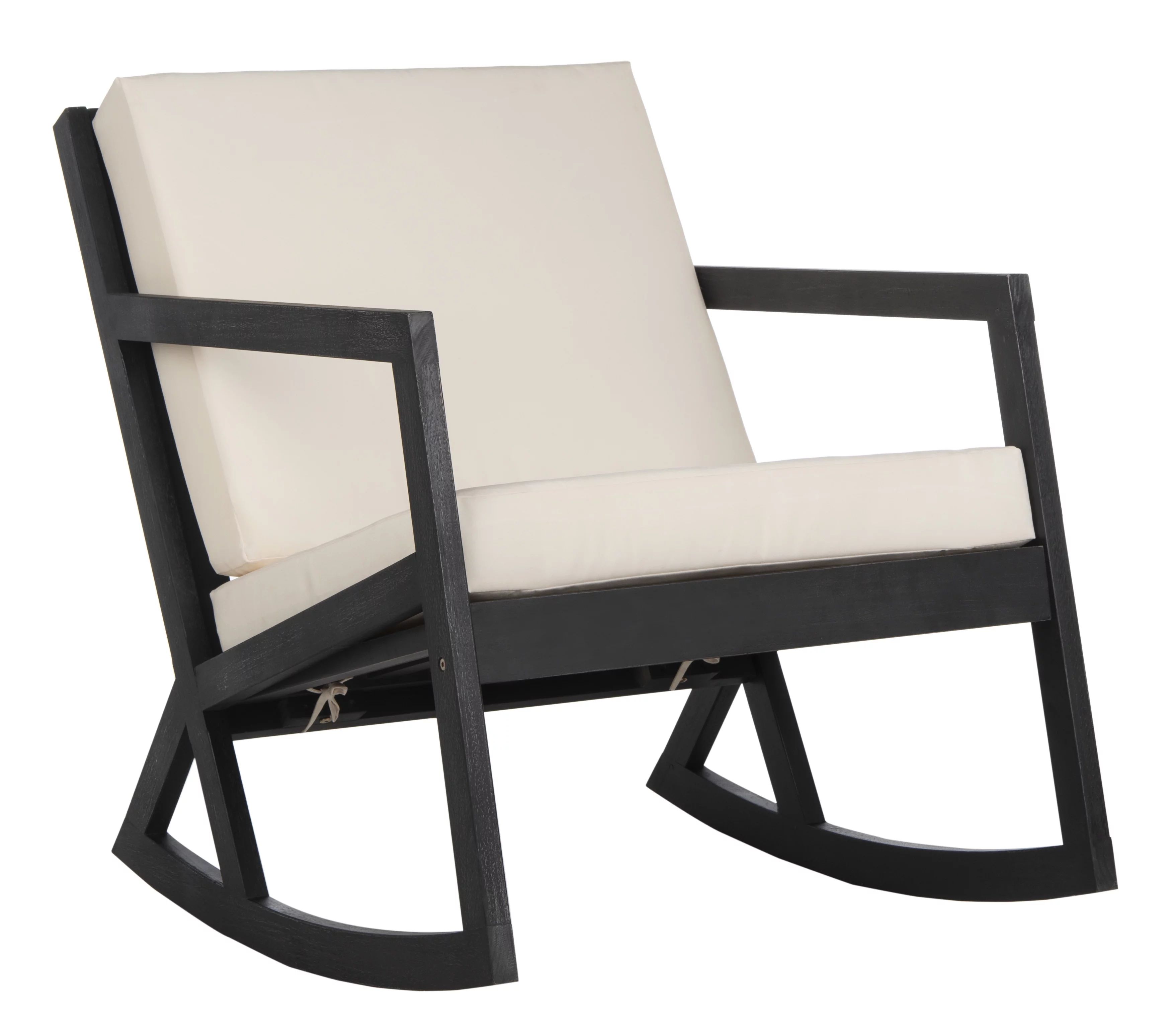 Safavieh Vernon Indoor/Outdoor Modern Rocking Chair with Cushion | Walmart (US)