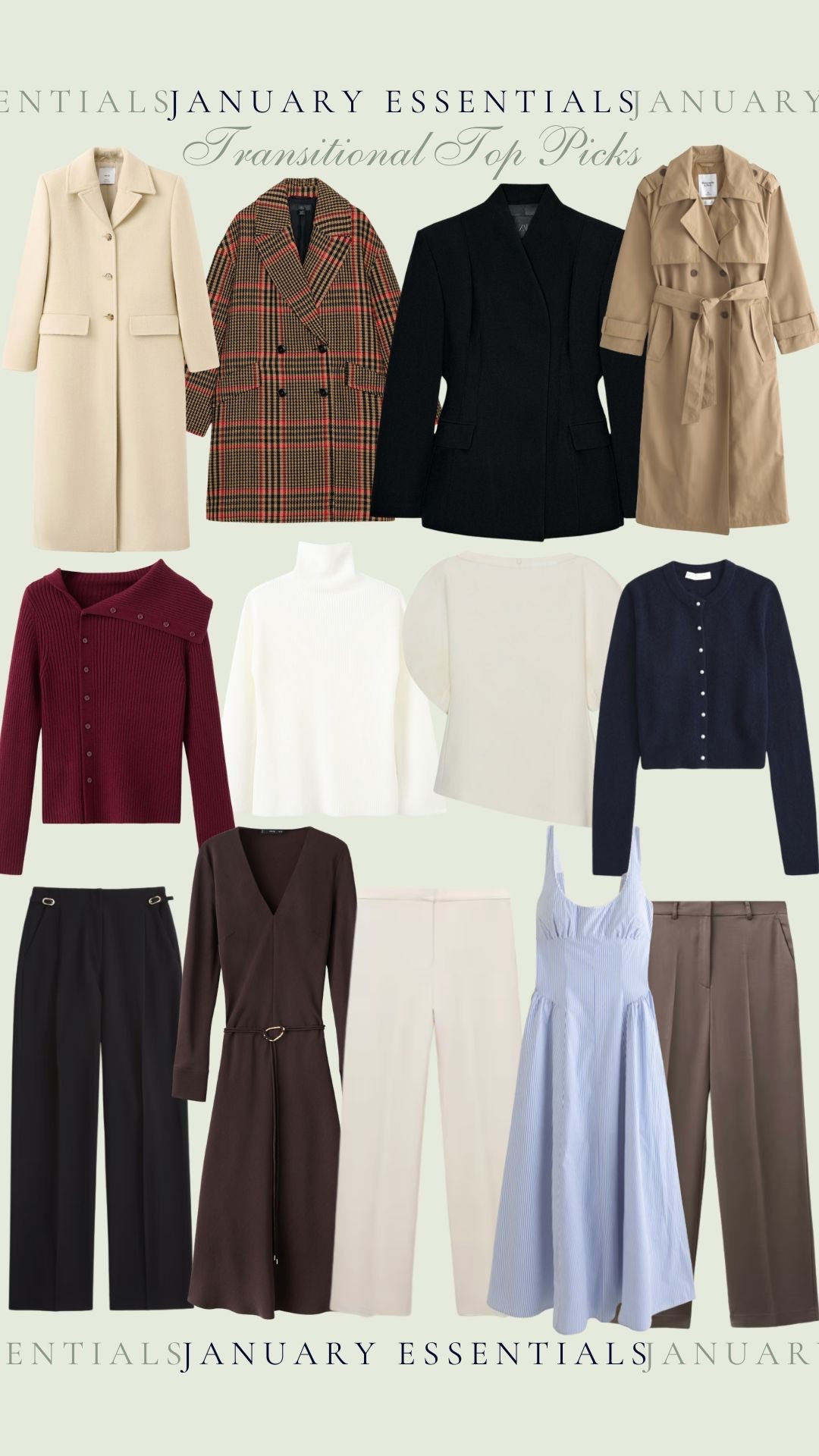 My favourite transitional pieces - beautiful dresses, tailored blazers and cozy Knitwear! 🤍✨


Knitwear | Transitional wardrobe | Transitional pieces | Tailored Clothes | Tailored Trousers | Tailored Blazers | Midi Dresses 

#LTKeurope #LTKstyletip #LTKwinter