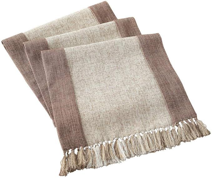 HomeyHo Rustic Table Runner with Fringe Dinning End Table Runner for Living Room Now Designs Tabl... | Amazon (US)