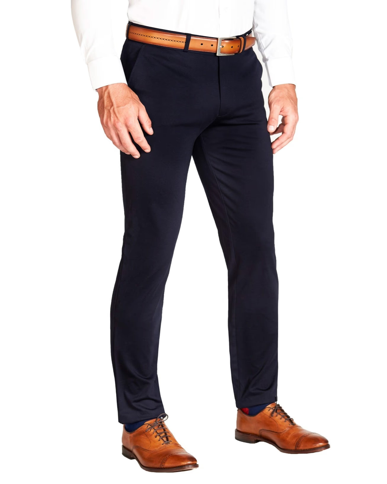 Athletic Fit Stretch Suit Pants - Navy | State and Liberty (US)