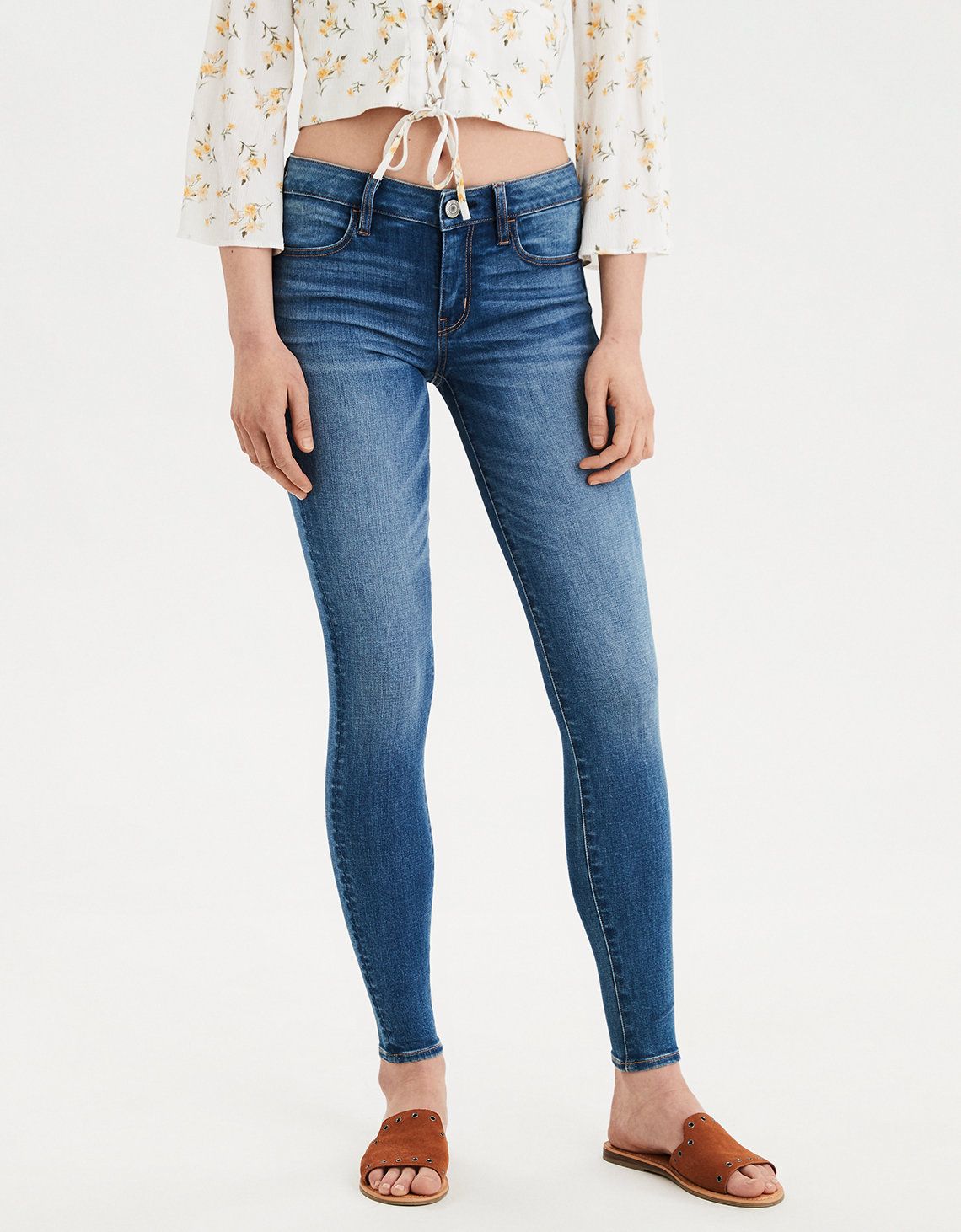 AE Ne(X)t Level Jegging, Starburst Blue | American Eagle Outfitters (US & CA)