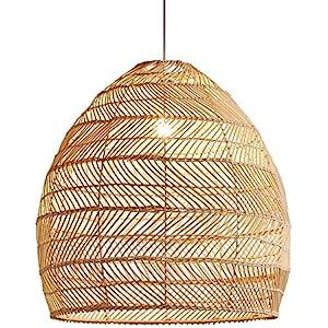 Essenc Rattan Lamp Pendant Light Vintage Hanging Lamp Shades E27 Living Room Dining Room Home Dec... | Amazon (US)