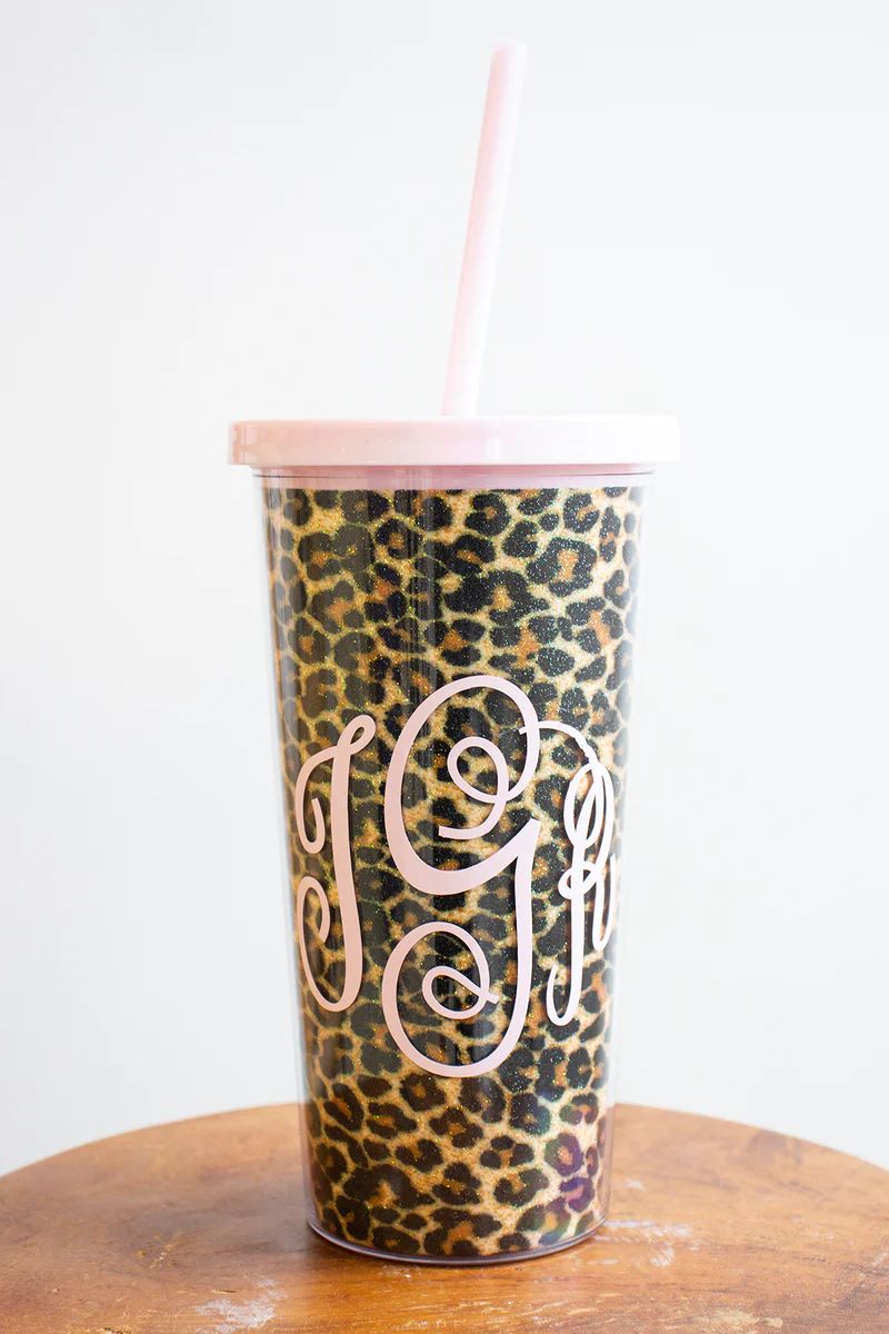 Cheetah Print Tumbler 24oz | The Pink Lily Boutique