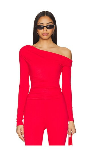 AFRM Bria Top in Red. - size XS | Revolve Clothing (Global)