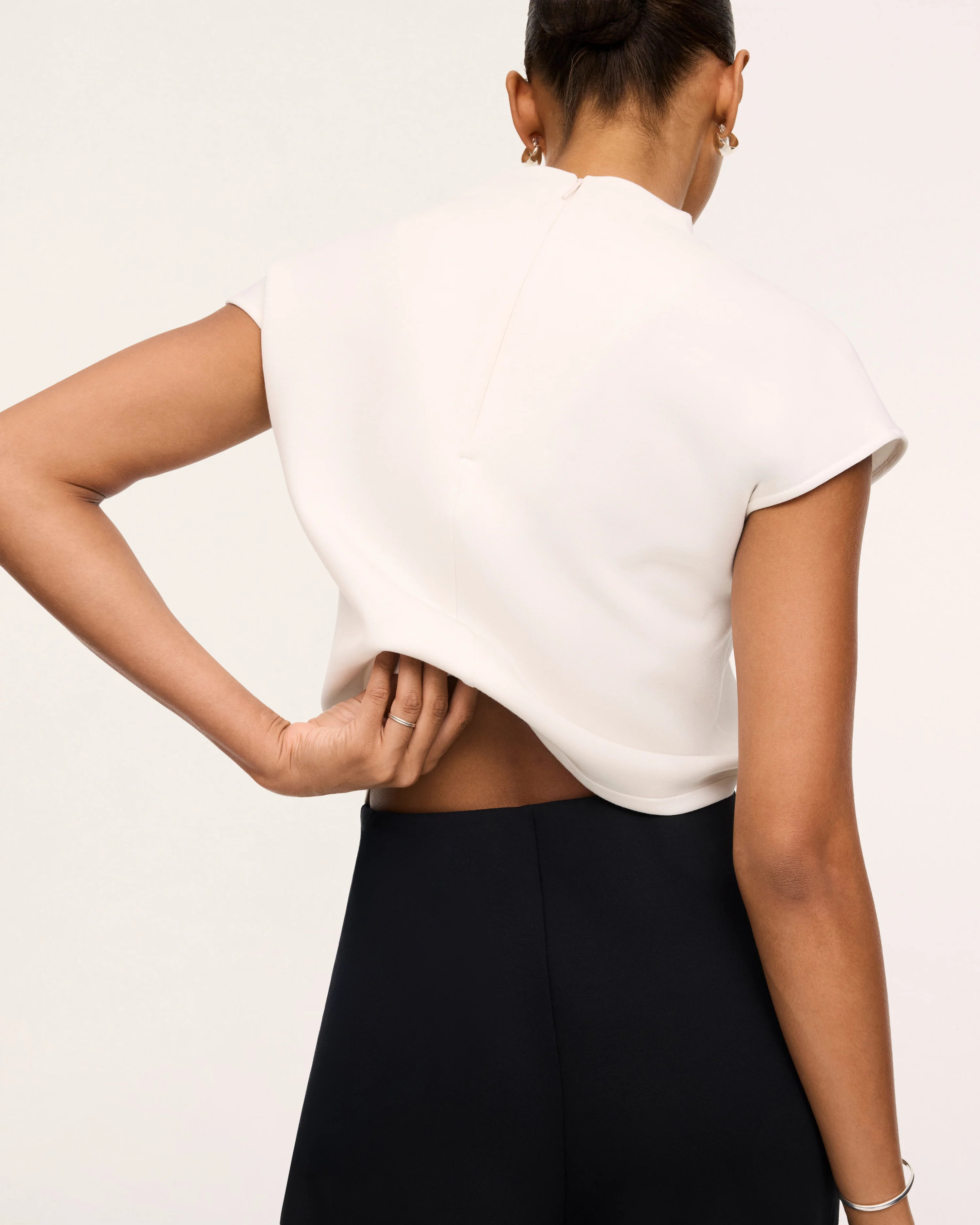 Draped Cowl Neck Jumpsuit | Spanx