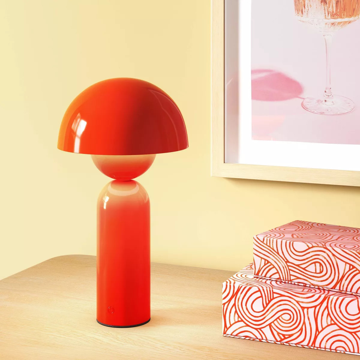 10.25" Rechargeable Cordless Dome Table Lamp with Touch Control - Room Essentials™ | Target