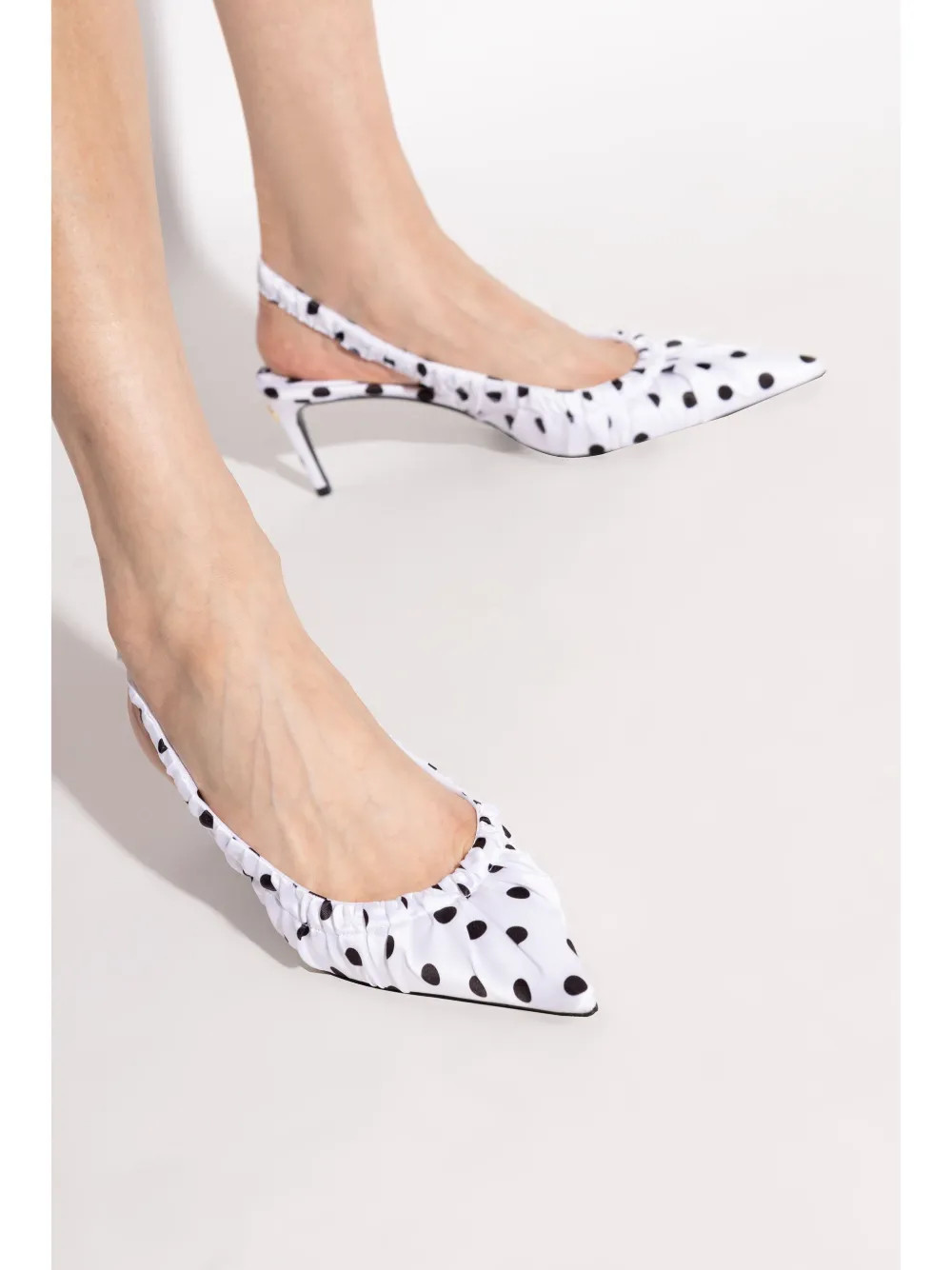 polka dot-print slingback pumps | Farfetch Global
