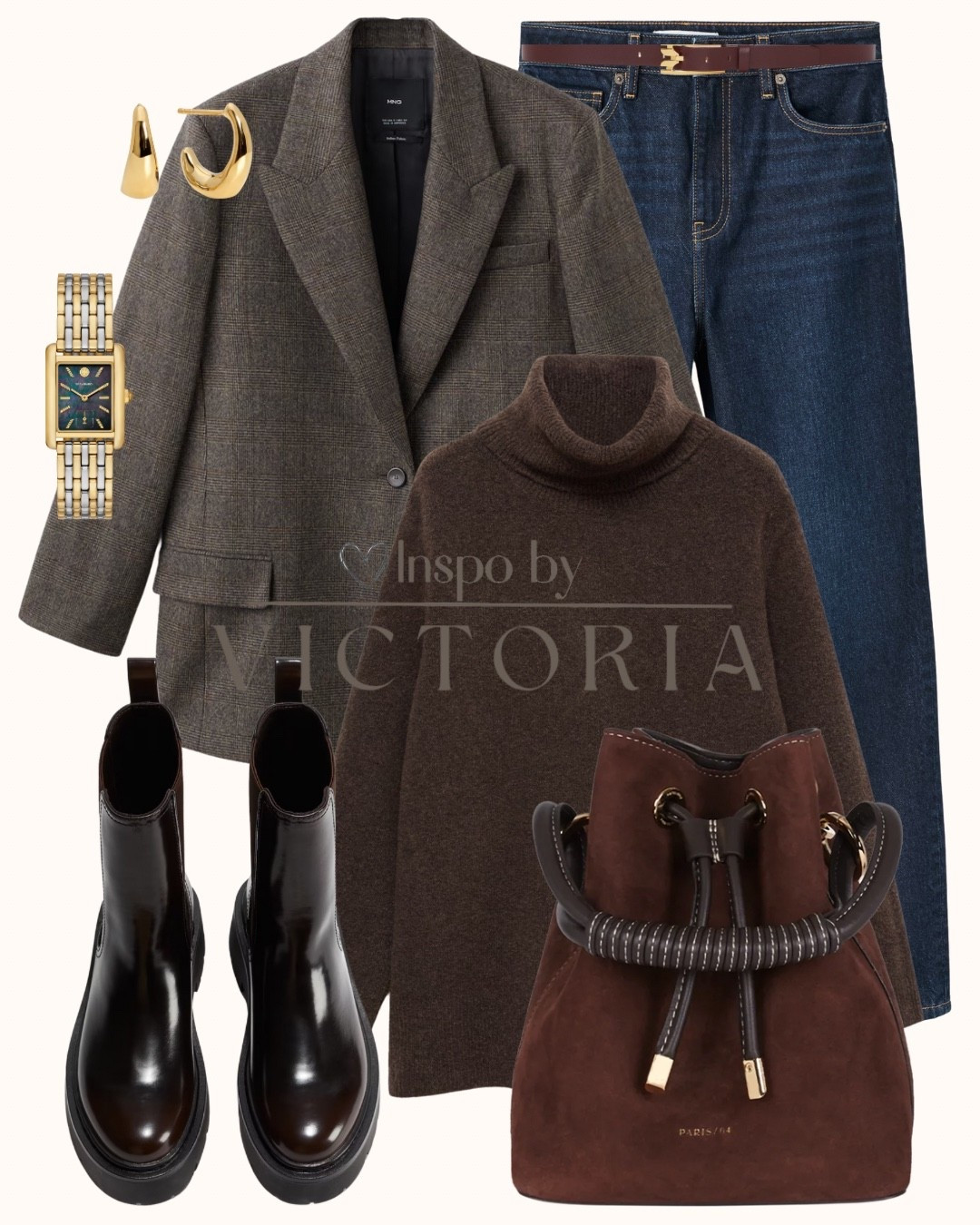 🍂 Effortless fall chic 🍂
Elevated neutrals for your everyday wardrobe — pairing a cozy turtleneck with structured tailoring and timeless accessories 🤎✨

👜 Blazer: classic plaid perfection
👢 Boots: sleek & versatile
🕶️ Accessories: gold details that elevate any look

#FallStyle #LTKFall #LTKChic #LTKWorkwear #LTKClassic #OOTD #SmartCasualStyle

#LTKFindsUnder50 #LTKSeasonal