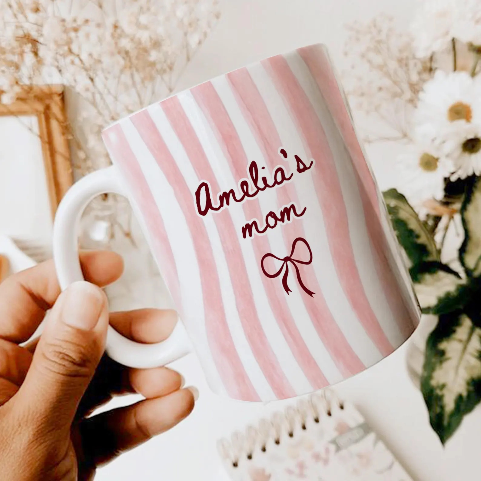 Personalized Grandma Mug, Nana Mug, Custom Grandchild Name Coffee Cup, Mother's / Father's Day Gi... | Etsy (Global)