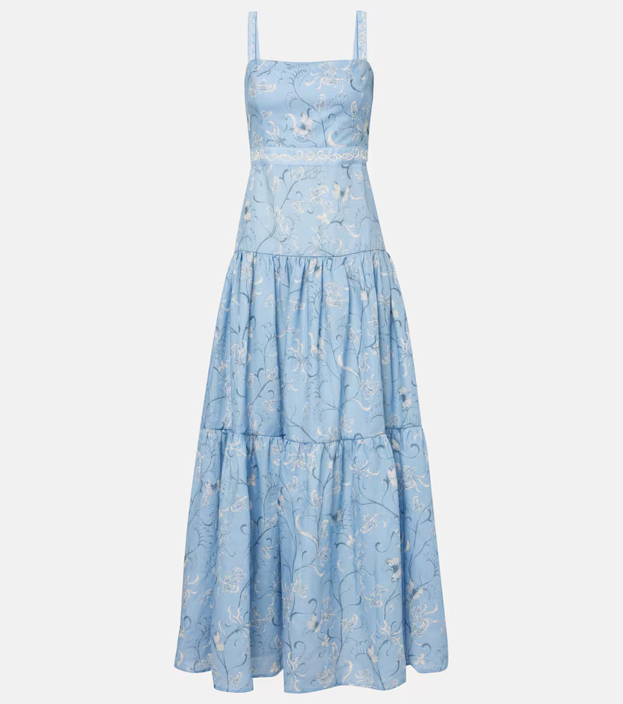 Agua by Agua Bendita Lima Lymanopoda appliquÃ© cotton maxi dress | Mytheresa (US/CA)