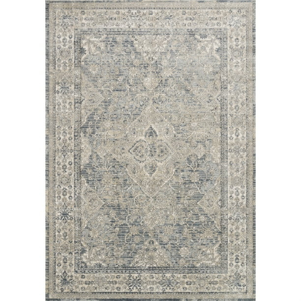 Loloi II Teagan Oriental Sky / Natural Area Rug - Walmart.com | Walmart (US)