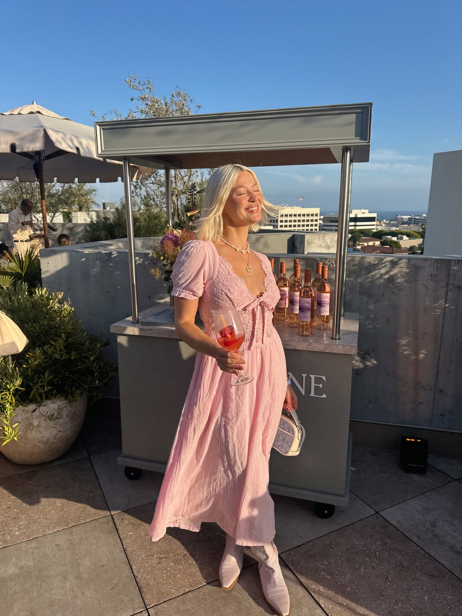 pink summer maxi dressss for a night out 

maxi dress, free people, beachy, colorful outfit

#LTKootd