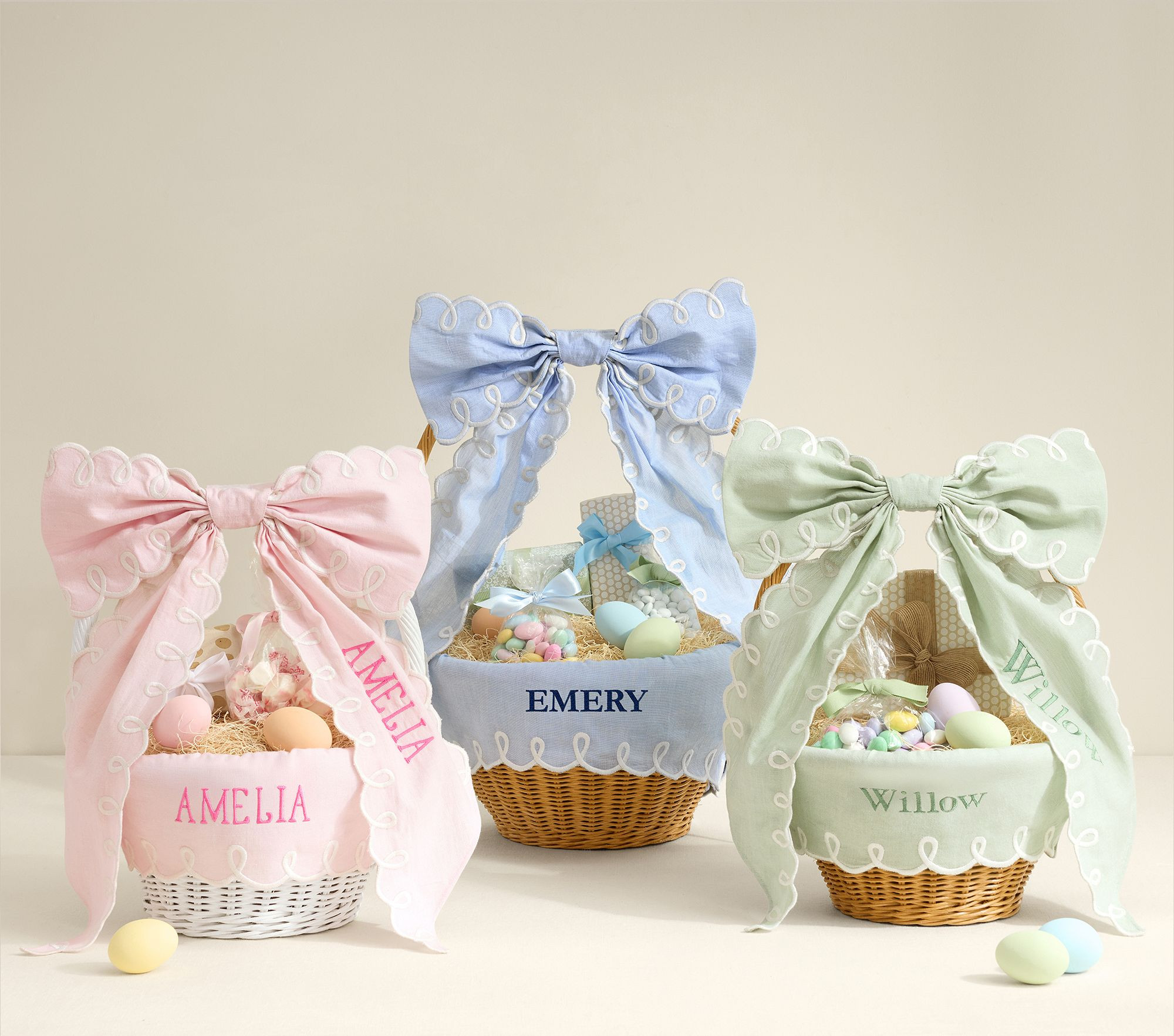 Penny Scallop Easter Basket Liners | Pottery Barn Kids