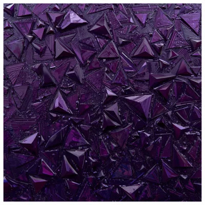 Purple Geometric Triangles Double Sided Throw Pillows | Wayfair North America