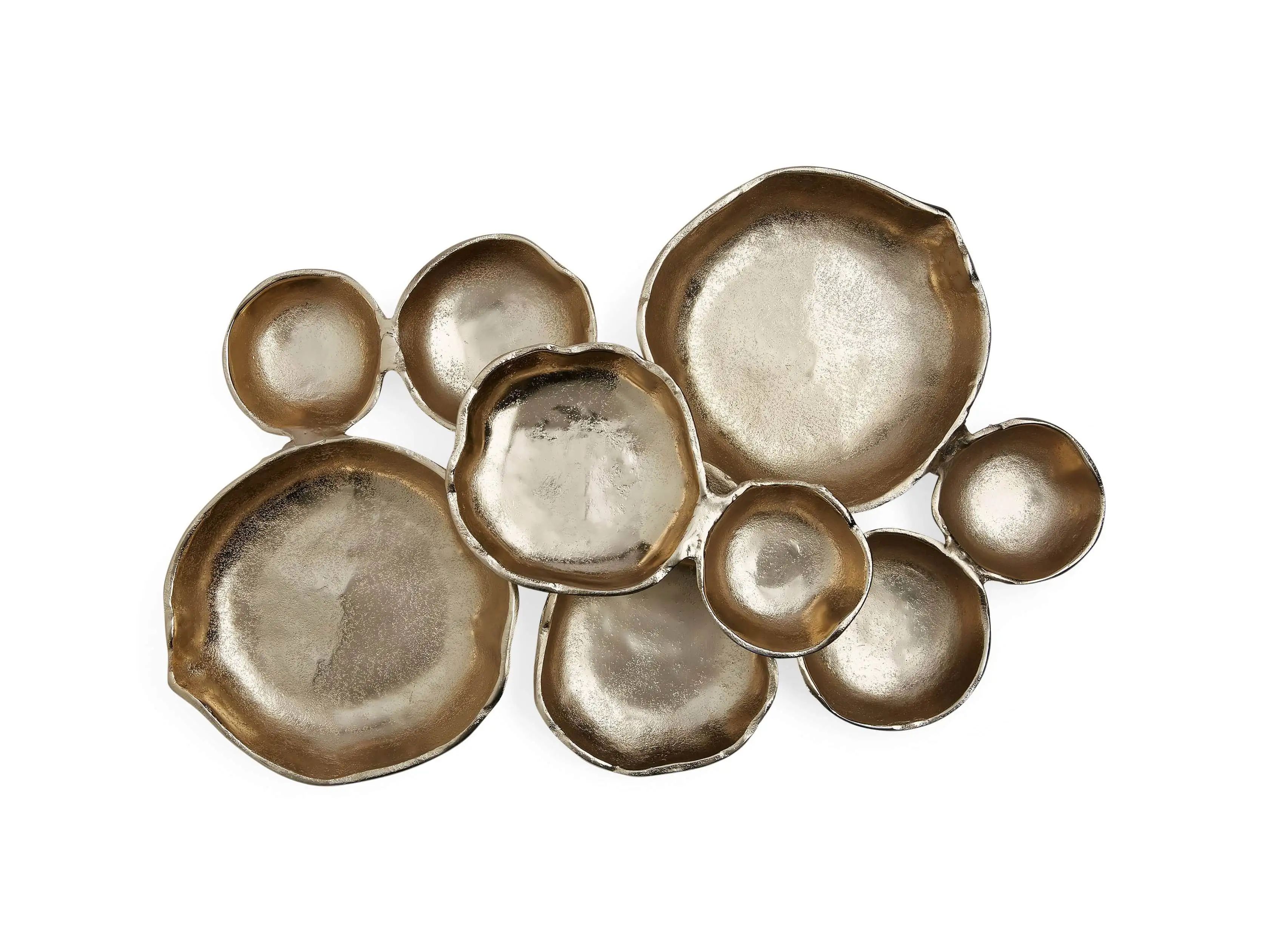 Klasa Large Dark Gold Platter | Arhaus