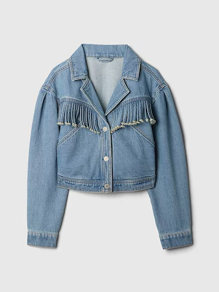 Kids Fringe Western Denim Jacket | Gap (US)