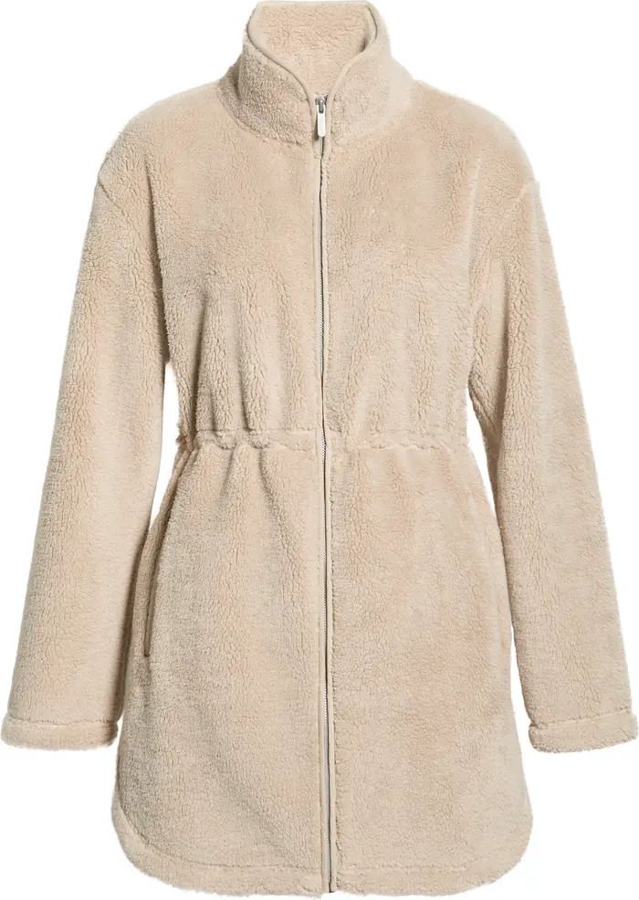 Faux Shearling Longline Jacket | Nordstrom