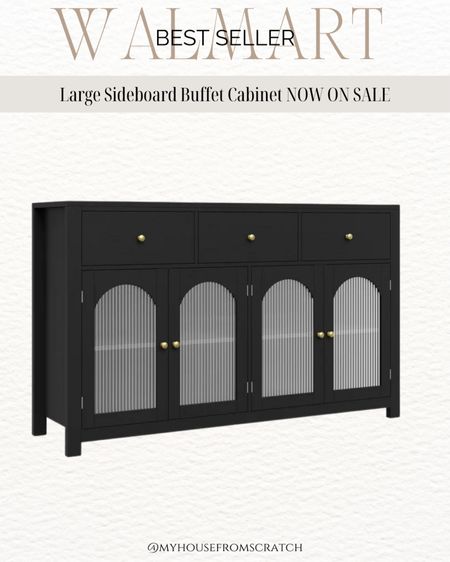 Walmart home, Large Sideboard Buffet Cabinet

#LTKhome #LTKsalealert #LTKstyletip