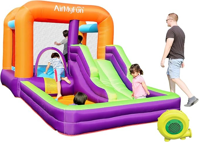 AirMyFun Inflatable Bouncy House for Kids Outdoor,Inflatable Bouncy Castle for Big Kids,Kids Boun... | Amazon (US)