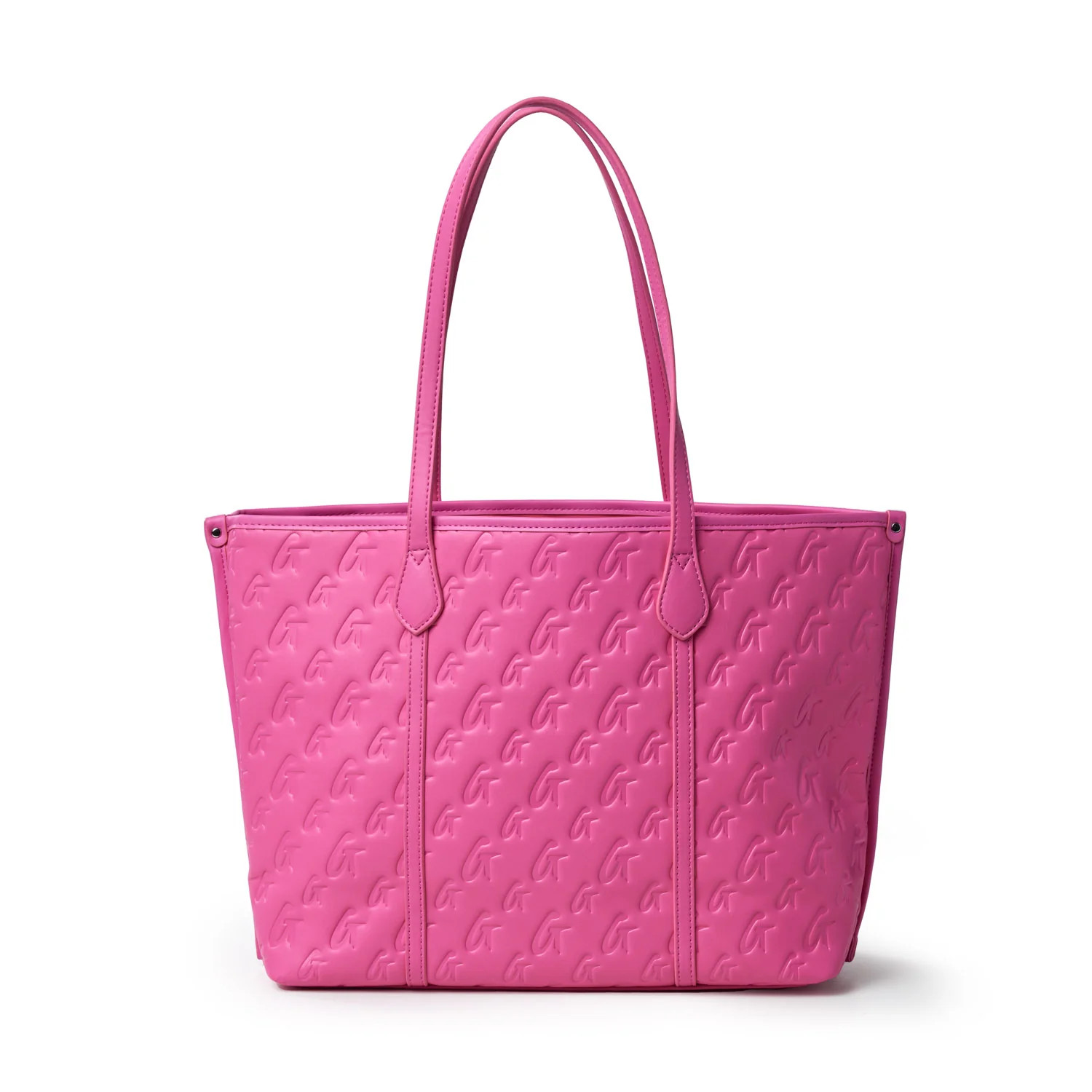 MONOGRAM SLEEK TOTE - HOT PINK | Glam-Aholic Lifestyle