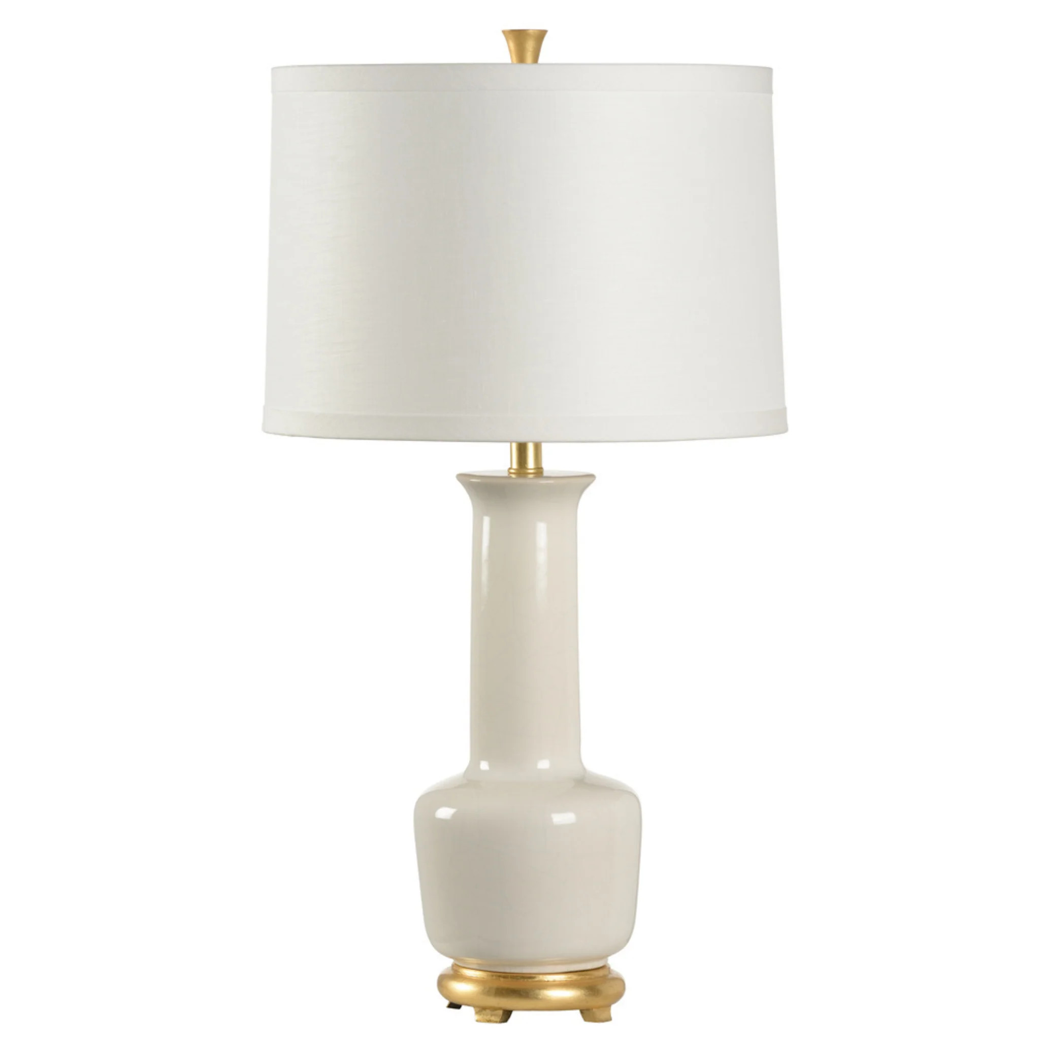 Olsen Table Lamp in Snow Finish | The Well Appointed House, LLC