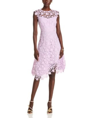 Eliza J Asymmetric Lace Dress  | Bloomingdale's Women | Bloomingdale's (US)
