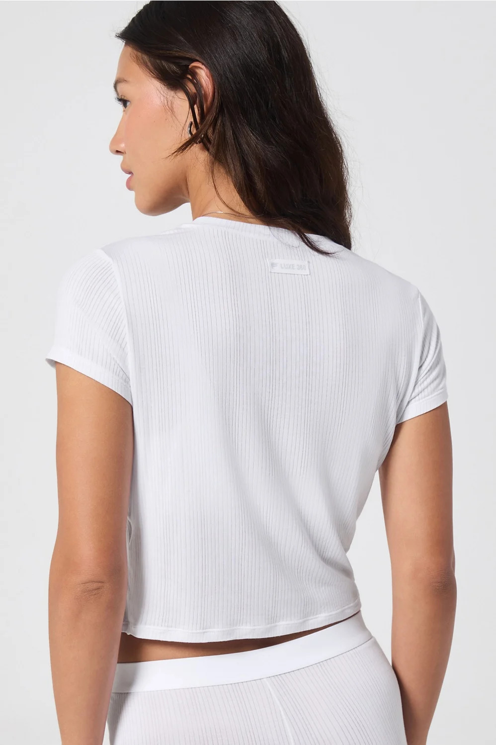 Luxe360 Rib Baby Tee | Fabletics