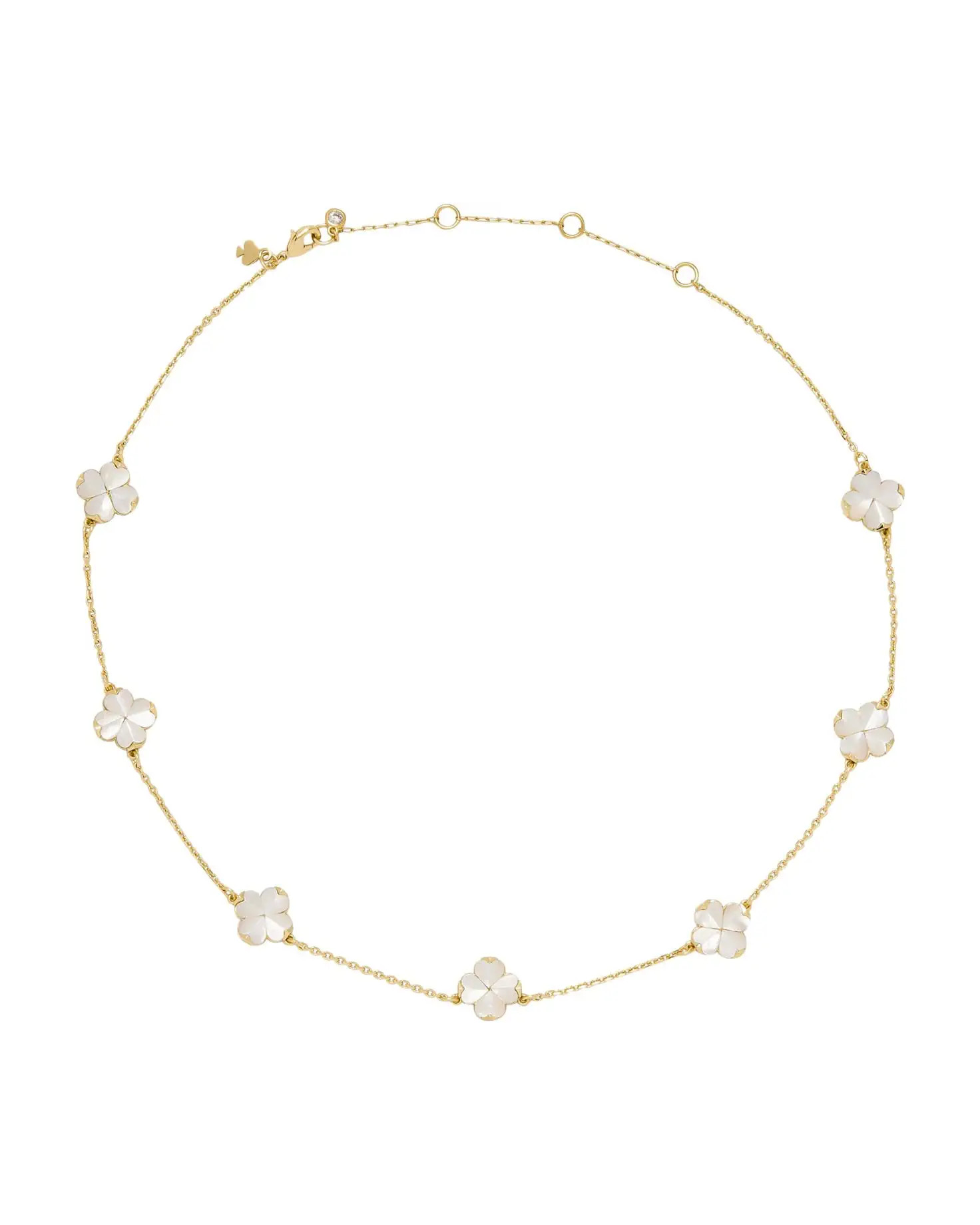 Kate Spade New York Spade Flower Scatter Necklace | Zappos.com