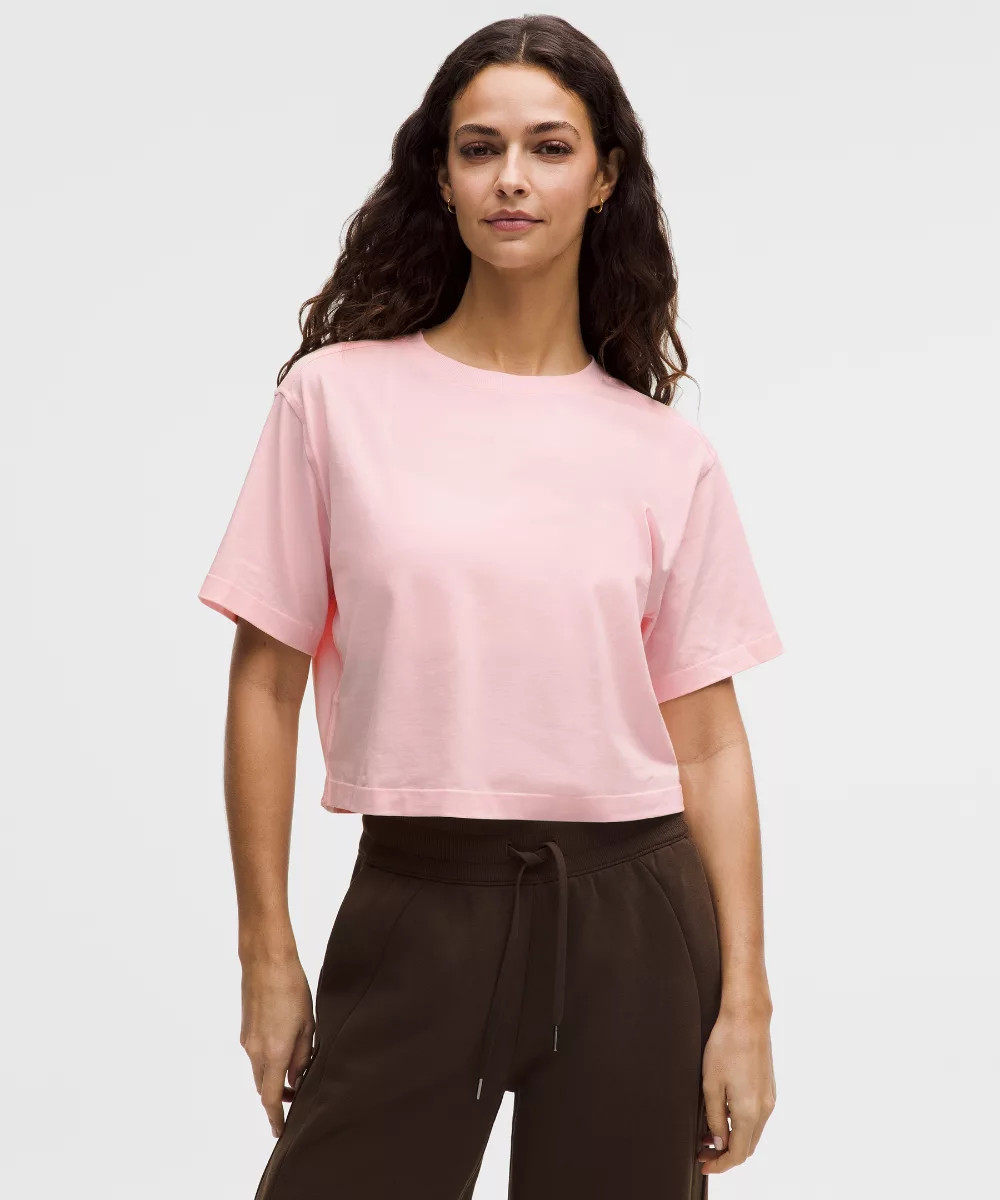 All Yours Organic Cotton Cropped T-Shirt | lululemon (AU)