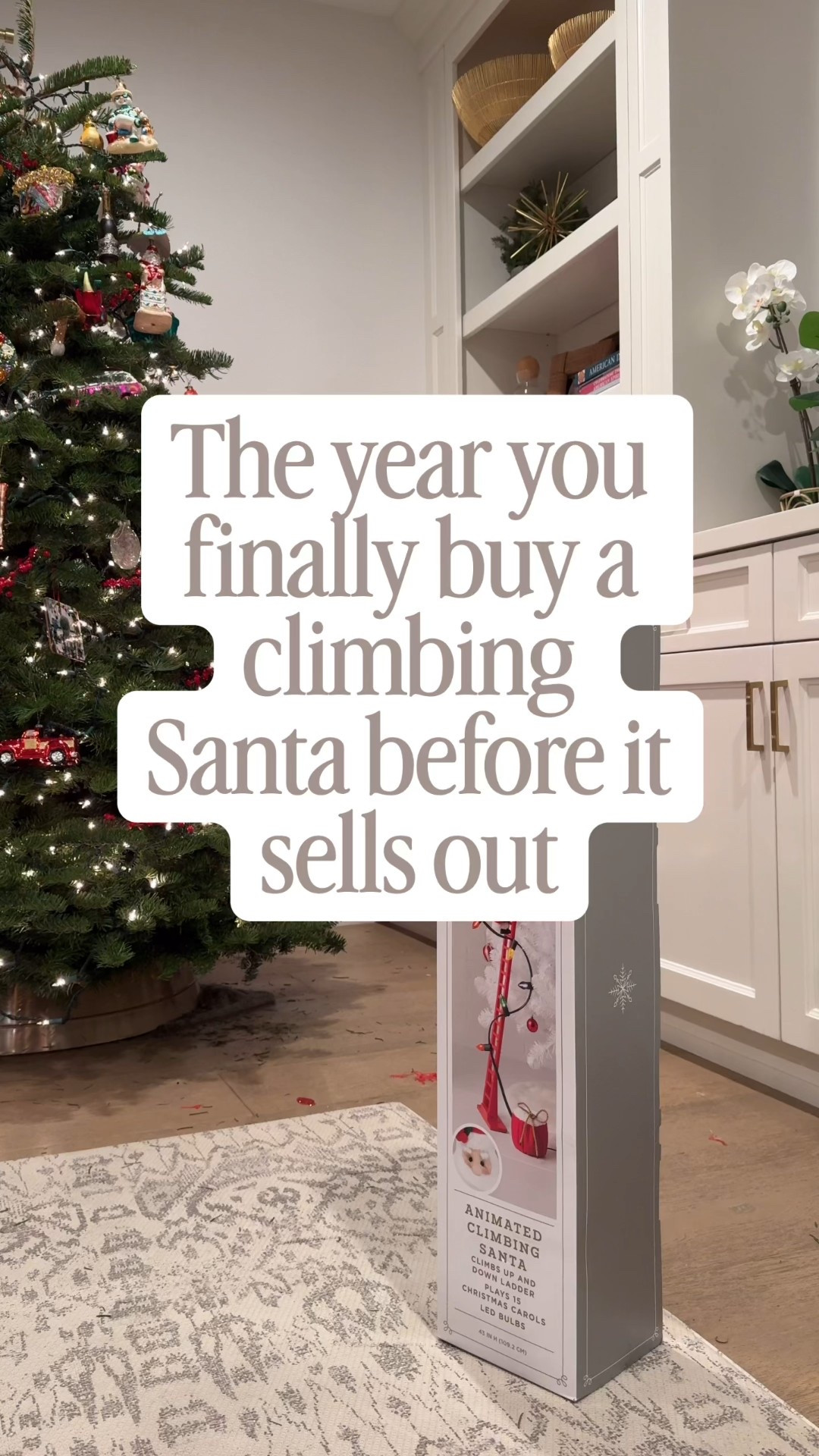 My absolute favorite holiday decor! The climbing Santa that connects right onto your tree. This one’s from target and it usually sells up but there’s still some available in store. I also link some very similar ones.

#HolidayDecor #ChristmasDecor #ChristmasTreeDecor #ChristmasTreeDecorations #HolidayDecorations #TargetFINDS 

#LTKHoliday #LTKFindsUnder100 #LTKHome