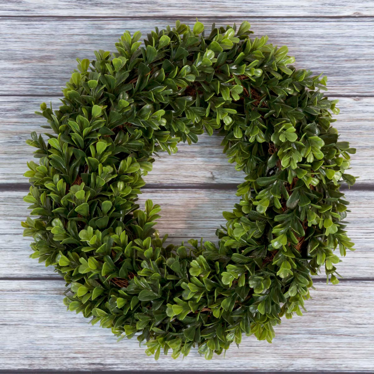 Nature Spring 12-Inch Boxwood Wreath - Round UV Resistant Artificial Spring, Summer, Fall, or Win... | Target
