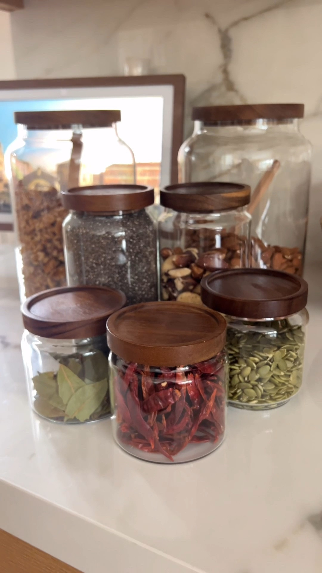 Elevate your pantry with beautiful glass storage jars 🤎✨

#LTKU #LTKHome