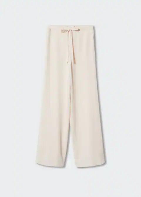 Flowy straight-fit trousers -  Women | Mango United Kingdom | MANGO (UK)
