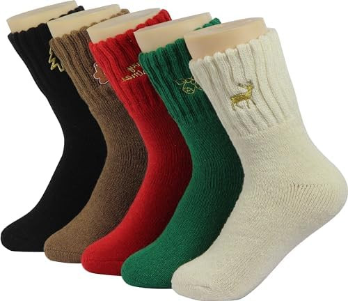 Weweya Boot Socks for Women - Thick Winter Knit Warm Socks - Gifts for Women | Amazon (US)