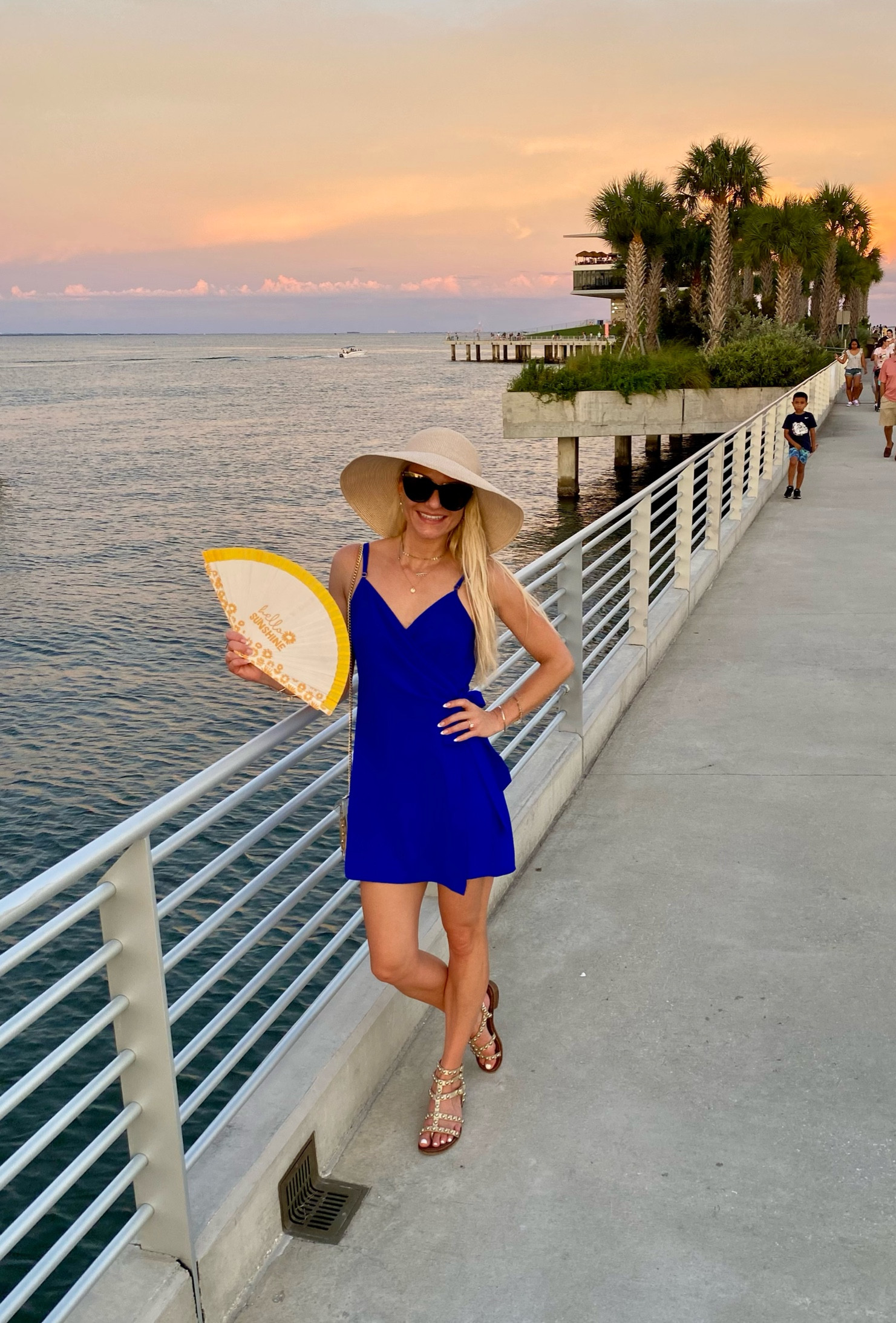 I love the color #blue when traveling! This #ShowMeYourMumu #dress is lightweight & doesn’t wrinkle, it’s perfect for the #beach or a night out on the town, and goes perfectly with an #EricJavits “Hampton” #Hat ✨ #classysassytravel #travelfasion 

#LTKtravel #LTKswim #LTKstyletip