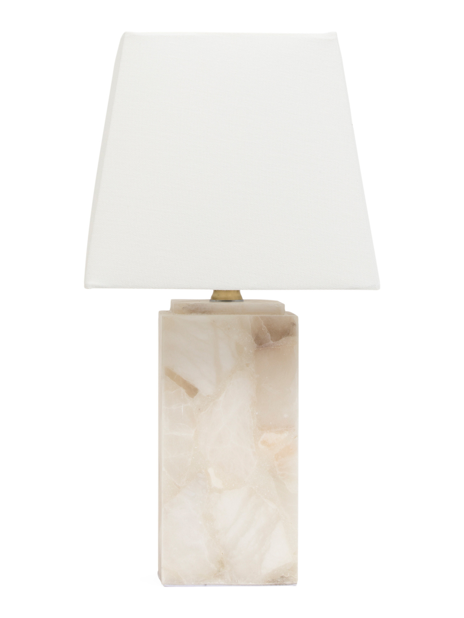 17.5 Rechargable Cordless Alabaster Linen Shade Table Lamp | Bedroom | Marshalls | Marshalls