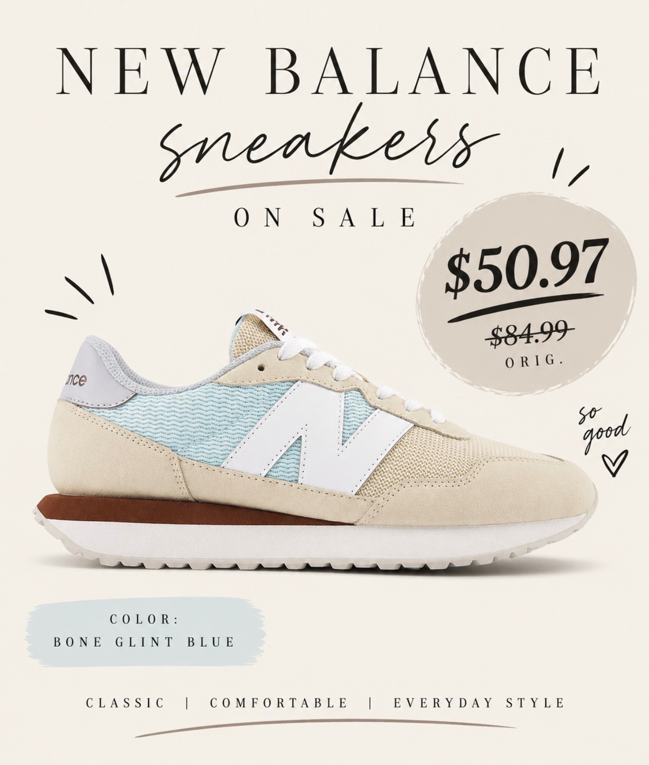 New Balance sneakers on sale!!

#LTKSeasonal #LTKSaleAlert