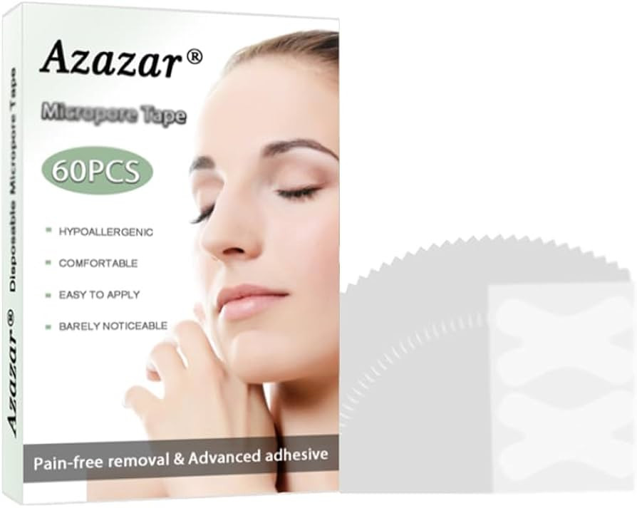 Gentle Hypoallergenic Tape 60 Pcs - Pain-Free Removal & Gentle Adhesion for Skin | Amazon (US)