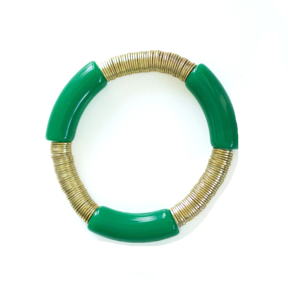 The Green and Gold Cormier | Cocos Beads and Co
