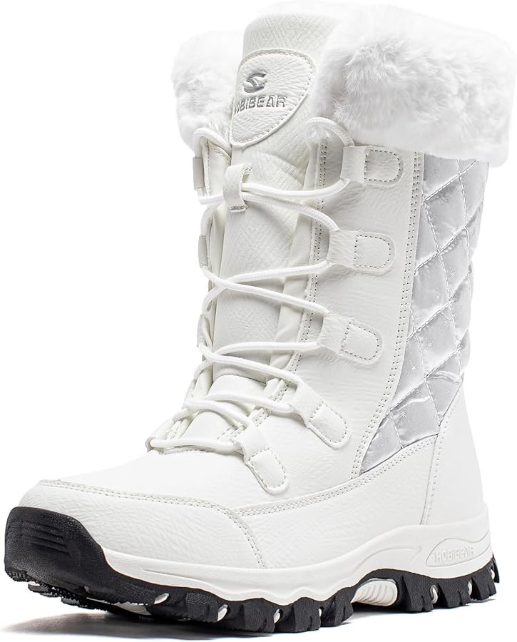 HOBIBEAR Women Snow Boots Waterproof Outdoor Shoes Winter Snow Boots Warm Fur Lined Comfortable S... | Amazon (CA)