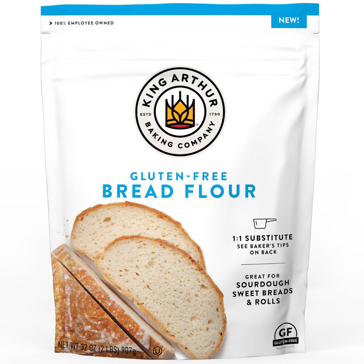 King Arthur Gluten Free Bread Flour - 2lb | Target