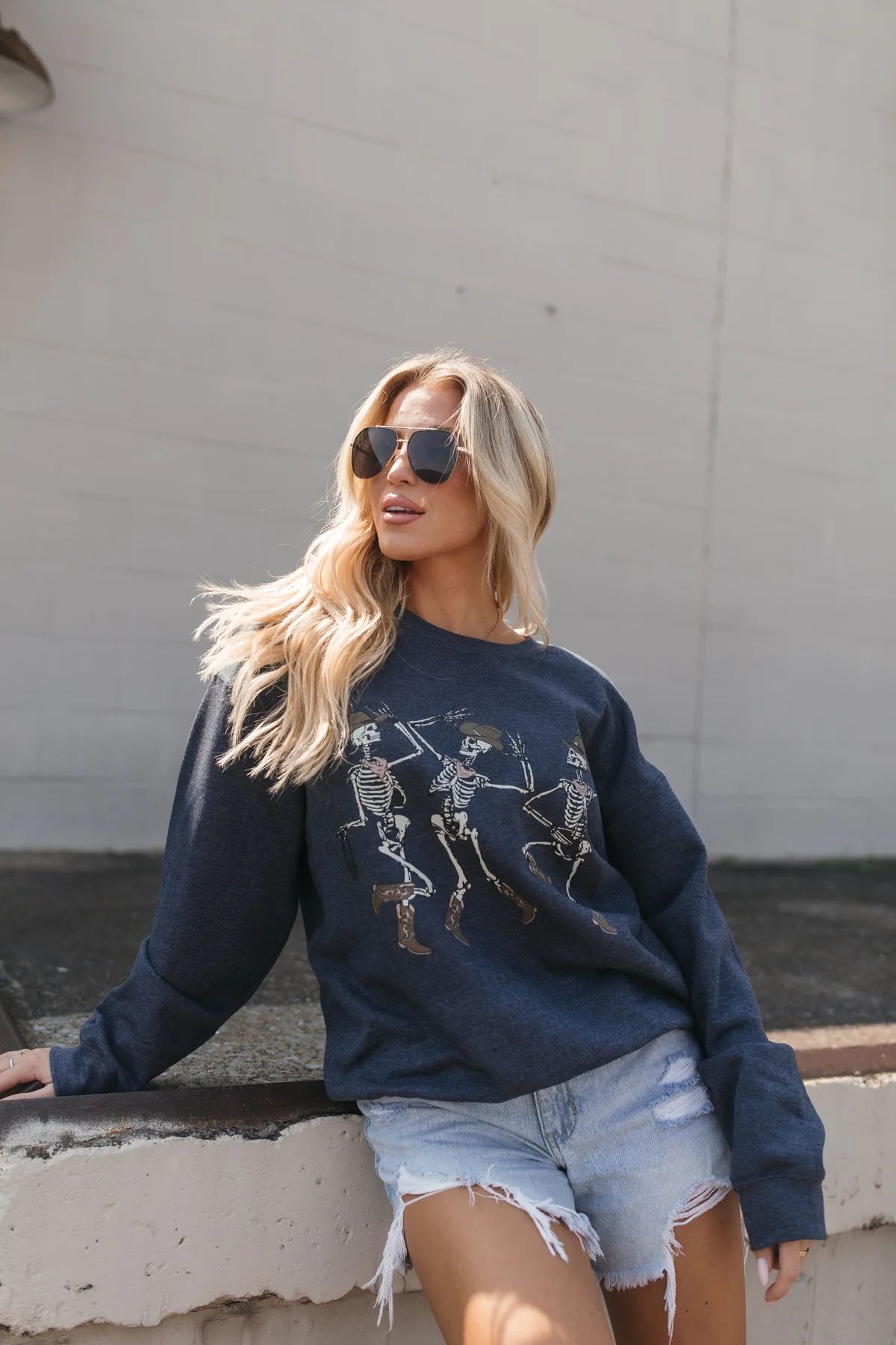 Cowboy Skeleton Sweatshirt | The Post