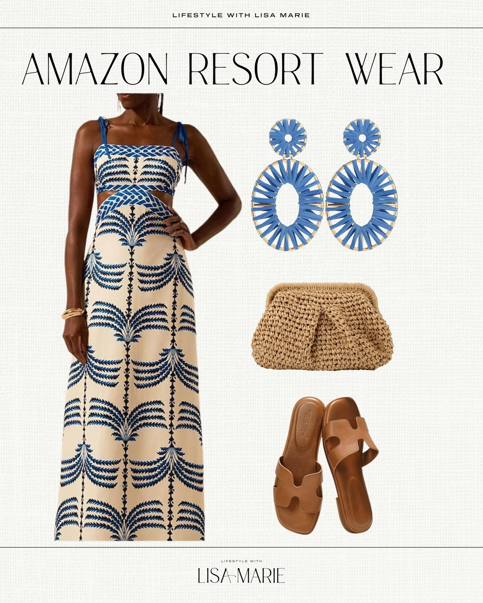 Amazon resort wear. Beach dresses. Vacation outfits. Printed maxi dress. Beach tote and sandals. Look for less sandals. Statement earrings. Summer date night outfit.


#LTKTravel #LTKSeasonal #LTKFindsUnder50