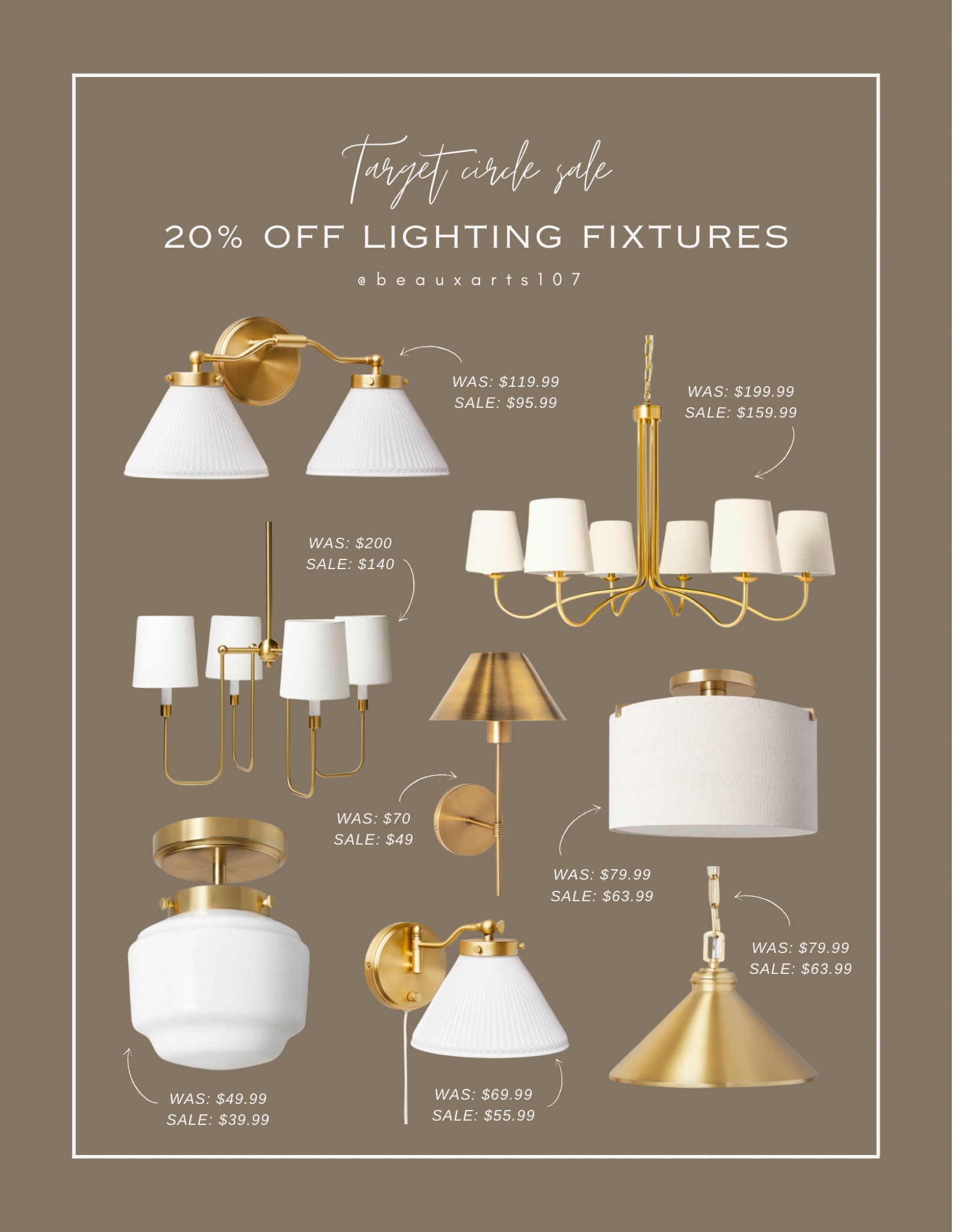 Save 20% off on these beautiful designer look light fixtures at affordable prices!! 

#LTKHome #LTKSummerSales #LTKSaleAlert