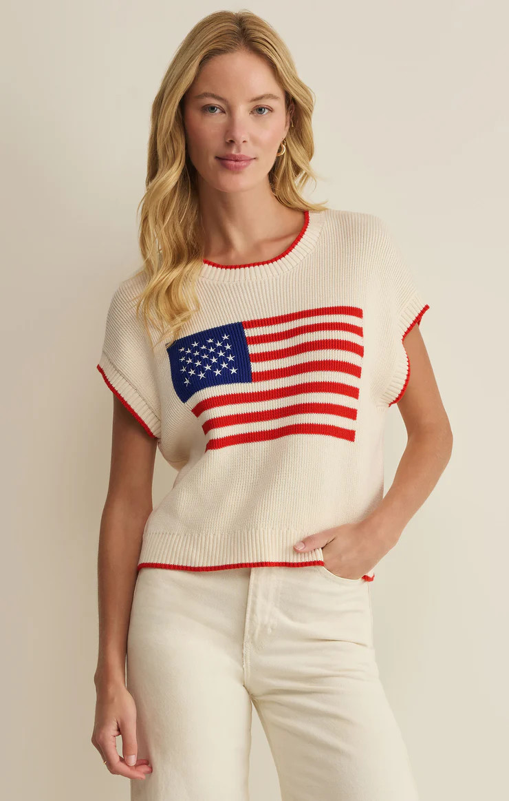 Sleeveless Patriot Sweater | Z Supply