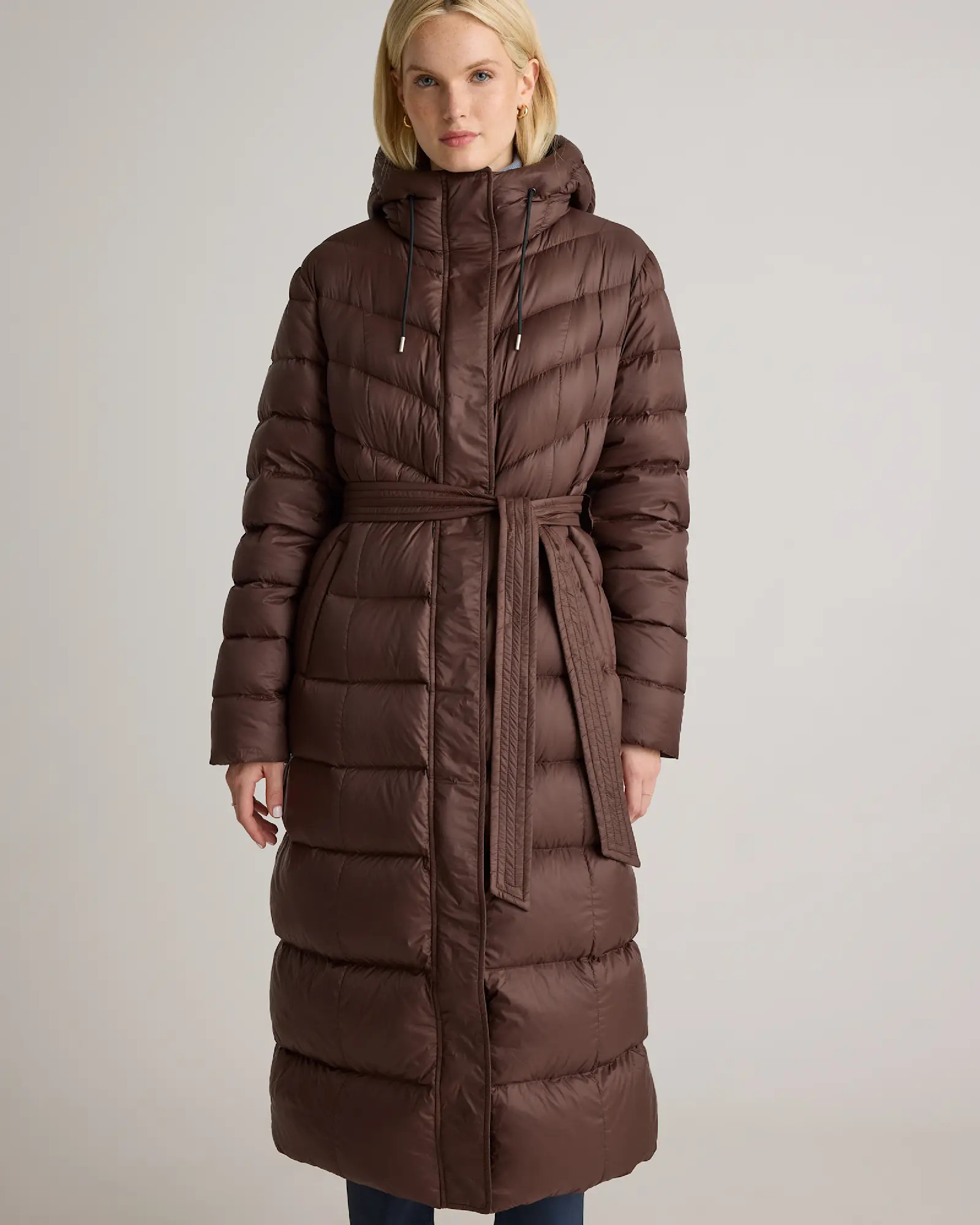 Responsible Down Belted Puffer Maxi Coat | Quince