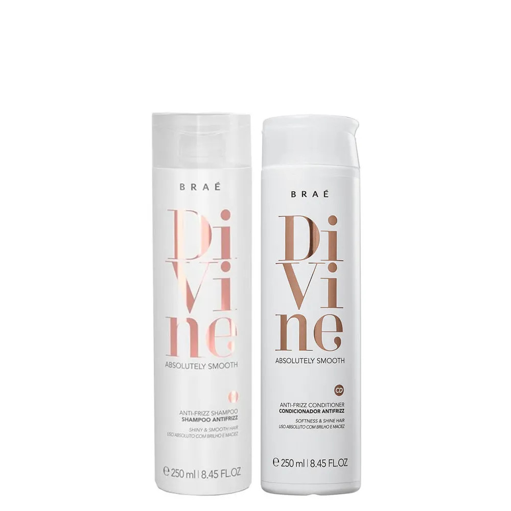 Kit Braé Divine - Shampoo 250 ml + Condicionador  250 ml | Amobeleza (BR)